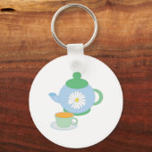 Theepot en cup sleutelhanger (Achterkant)