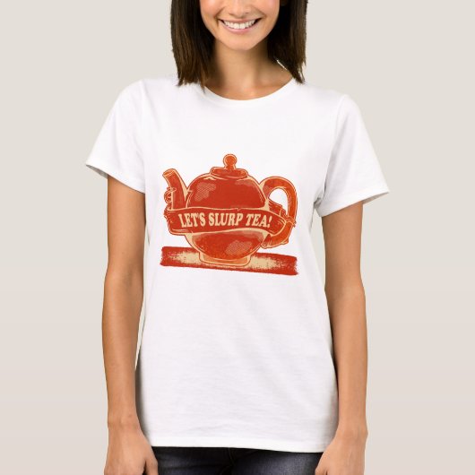 Theepot Grappige Drink Thee T-shirt (Voorkant)