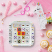 theepot-herhaling papieren bordje (Feest)