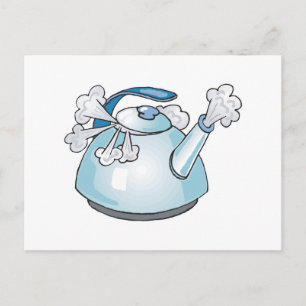 theepot ketel briefkaart