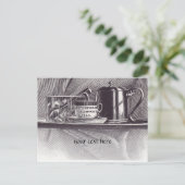 theerlade briefkaart (Staand voorkant)