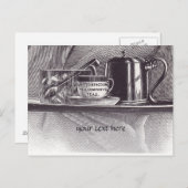 theerlade briefkaart (Voorkant / Achterkant)