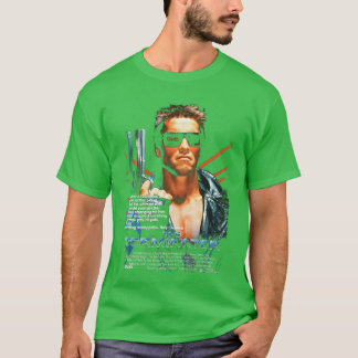 Theerminator Poster Film Retro SciFi Reiziger Ga T-shirt