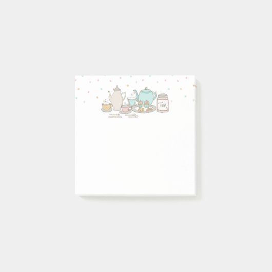Theeservice Set High Tea Post-It Notitieblok Post-it® Notes (Voorkant)