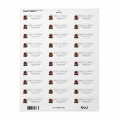 Theeset | Retouradreslabel Etiket (Full Sheet)