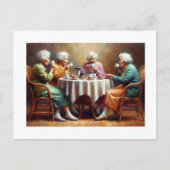 Theetijd, Briefkaart (Voorkant)