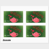 Theetijd Feest Favorieten Stickers Op Maat (Vel)