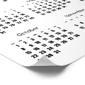 Theetijd kalenderposter 2017 poster (Hoek)