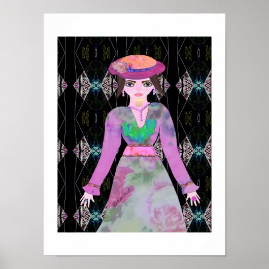 Theetijd LeeMarie's creatieve ontwerp Poster (Voorkant)