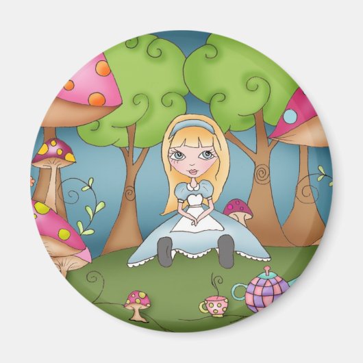 Theetijd met Alice - Magneet (Voorkant)