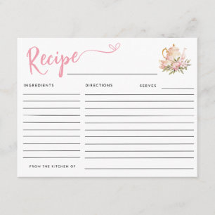 THEETIJD MET HET BRUID-TO-BE VRIJGEZELLENFEEST REC INFORMATIEKAARTJE