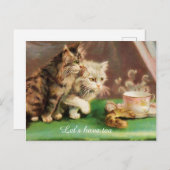  theetijden, aangepast briefkaart (Voorkant / Achterkant)