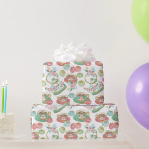 Theetijdpatroon Cadeaupapier