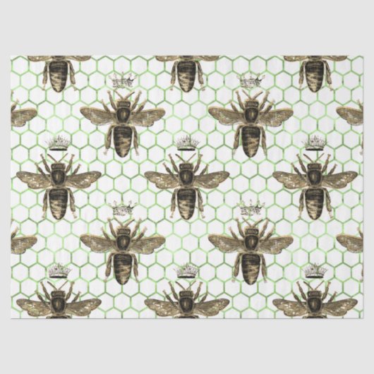 Theetuin Bij Serie Design 27 Tissuepapier (Voorkant)