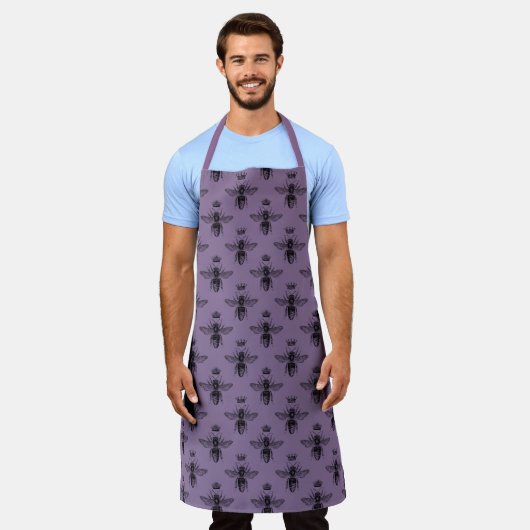 Theetuin Bij Serie Design 2 Schort (Gedragen)
