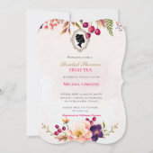 theetuinfeestje, mooie zachte pastel  kaart (Voorkant)