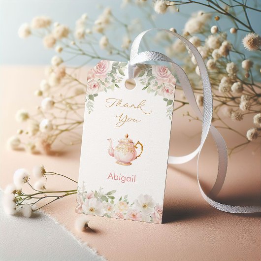 Theevisite Bruidsfeestje Cadeaulabel