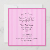 Theevisite-illustratie Kaart (Voorkant)