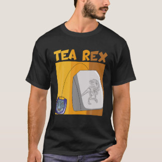 theezakje grappige thee rex t-shirt