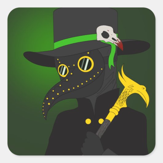 TheGoodDoctorTilt Vierkante Sticker (Voorkant)