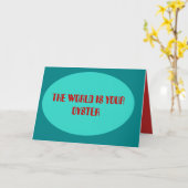 TheGraduation> Carte de voeux (Fleur jaune)