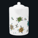 Théière atomique du milieu du siècle<br><div class="desc">Ce Mid-Century Mod design atomique va bien avec n'importe quel objet!</div>