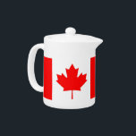 Théière du drapeau canadien<br><div class="desc">Ajoutez une touche de charme canadien à votre tea time avec notre théière exclusive avec le drapeau du Canada! Réalisée avec une attention minutieuse aux détails, cette théière est plus qu'un simple élément de cuisine fonctionnel, c'est une célébration du patrimoine canadien et de la fierté nationale. Le design audacieux présente...</div>