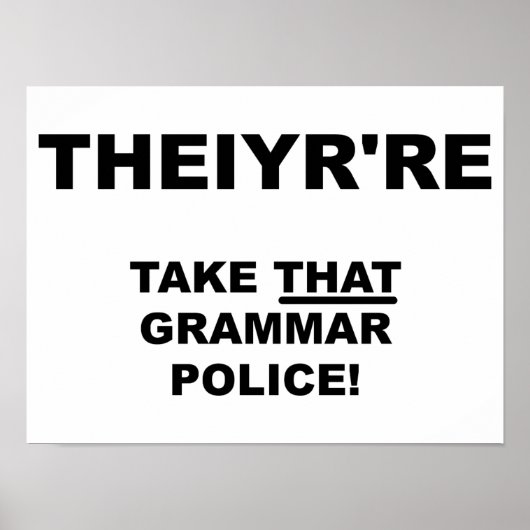 Theiyr're Funny Poster (Voorkant)