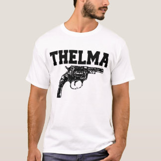 Thelma en Louise PISTOOL afbeelding Set Unisex Gra T-shirt
