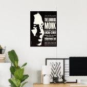 Thelonious Monk 1963 New York City Concert Poster (Bureau à domicile)