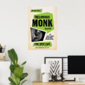 Thelonious Monk - John Coltrane jazzposter - Vijf Poster (Thuiskantoor)
