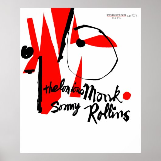Thelonious Monk / Sonny Rollins Poster (Voorkant)