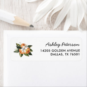 Thema Baby Shower Retouradres Little Cutie Etiket