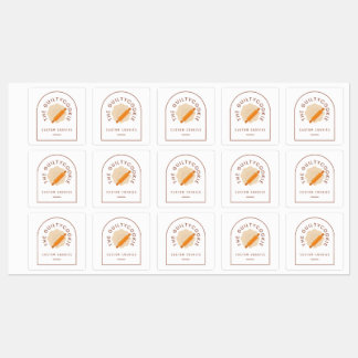  thema bakkerij/product logo sticker