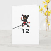 Thema "Birthday Greeting" Kaart (Gele Bloem)