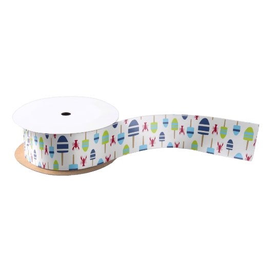 Thema buoy en kreeft, monogrammen lint (Spoel)
