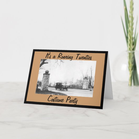 Thema Costuum van Roaring Twenties (Voorkant)