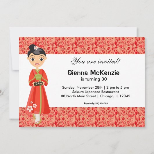 thema Japanse feestdag Kaart (Voorkant)