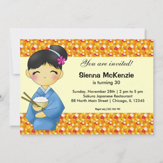 thema Japanse feestdag Kaart (Voorkant)