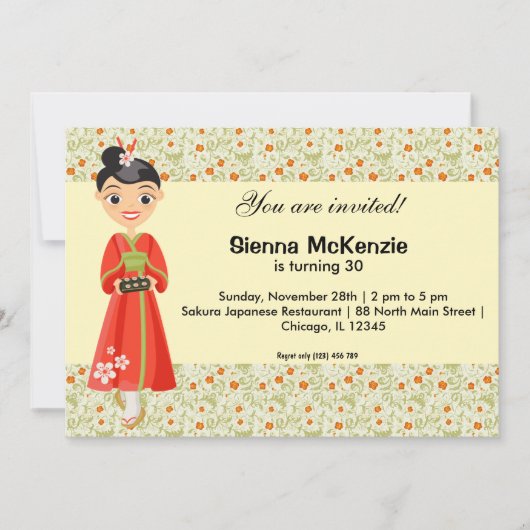 thema Japanse feestdag Kaart (Voorkant)