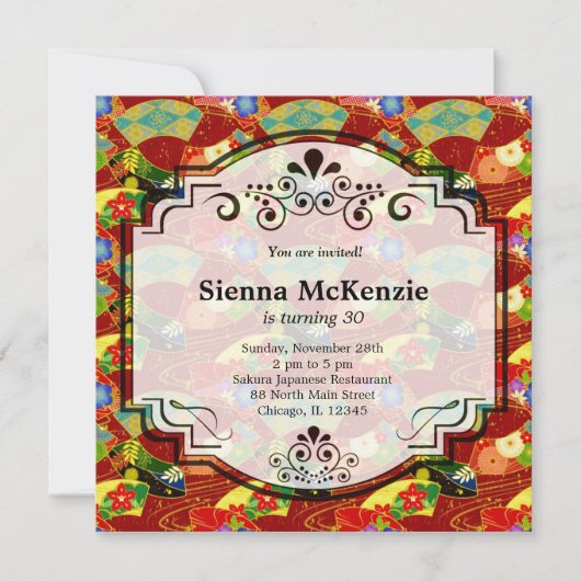 thema Japanse feestdag Kaart (Voorkant)