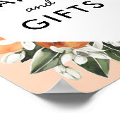 Thema kaarten en cadeaus voor Little Cutie Baby Sh Poster (Hoek)
