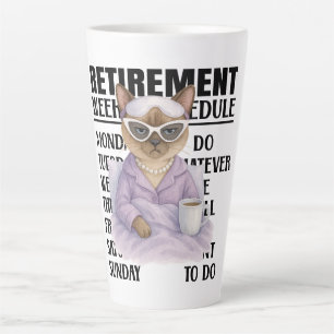 Thema kattenpensioen voor kattenliefhebbers Latte Mok