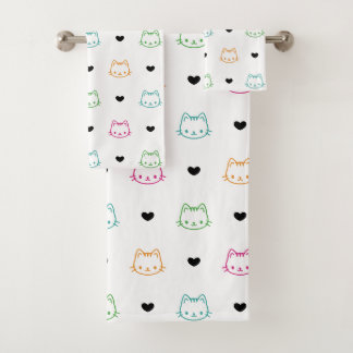 Thema Knuffelkat Bad Handdoek
