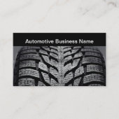 thema loopvlak autobanden visitekaartje (Voorkant)