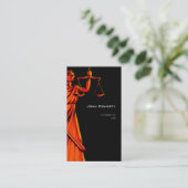 Thema | Modern procureur bij wet Visitekaartje (Staand voorkant)