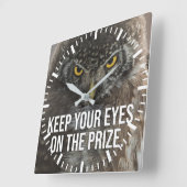 Thema Motivatie Vierkante Klok (Hoek)