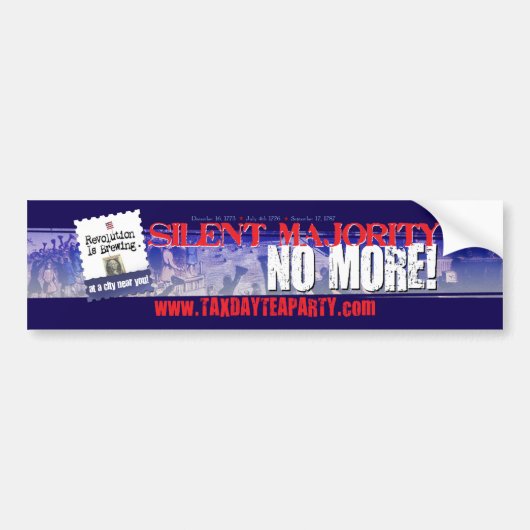 Thema Party URL bumper sticker (Voorkant)