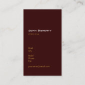 Thema | Procureur bij wet Visitekaartje (Achterkant)