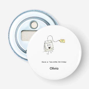 Thema-theeflessenopener, theeliefhebber button flesopener